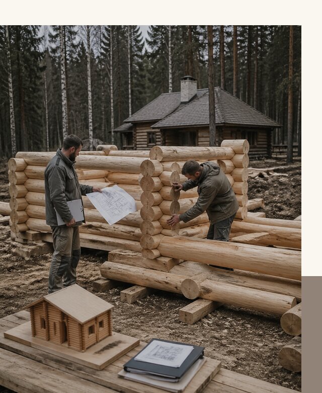 Проектирование и строительство домов из бревна в Кызыле